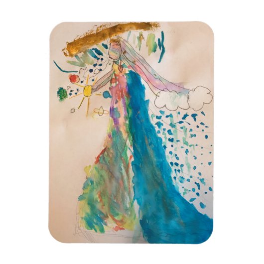 Magnet - Muttergott, der das Universum hält (Vertikal)