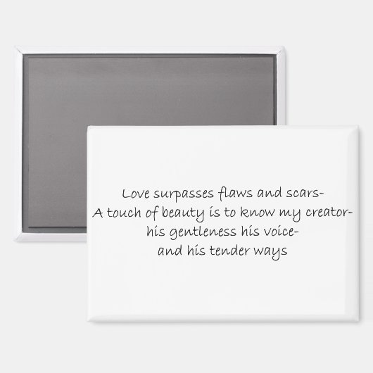 Magnet my Creator" (Vorderseite/Rückseite)