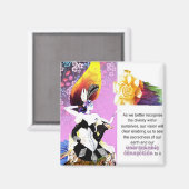 Magnet nachhaltige Verbindung, Rebecca-Tedder (Vorderseite/Rückseite)