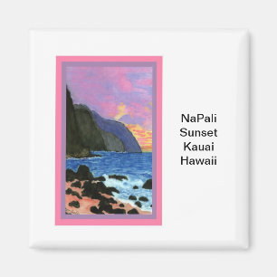 Magnet-NaPali Sonnenuntergang, Kauai, Hawaii Magnet