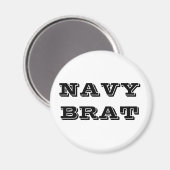 Magnet Navy Brat (Vorderseite/Rückseite)