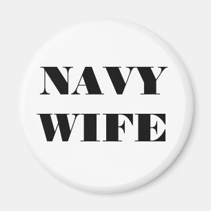 Magnet Navy-Ehefrau