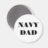 Magnet Navy-Vater (Vorderseite/Rückseite)