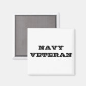 Magnet Navy Veteran (Vorderseite/Rückseite)