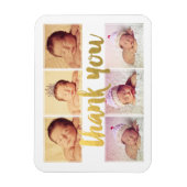 MAGNET New Baby Birth Ankündigung Vielen Dank (Vertikal)