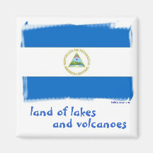 Magnet - Nicaraguanische Flagge