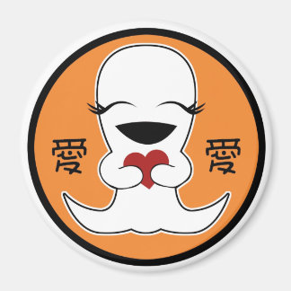 Magnet, Niedlicher Anime-Geist, Symbol der japanis Magnet