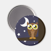 Magnet "Night Owl" (Vorderseite/Rückseite)