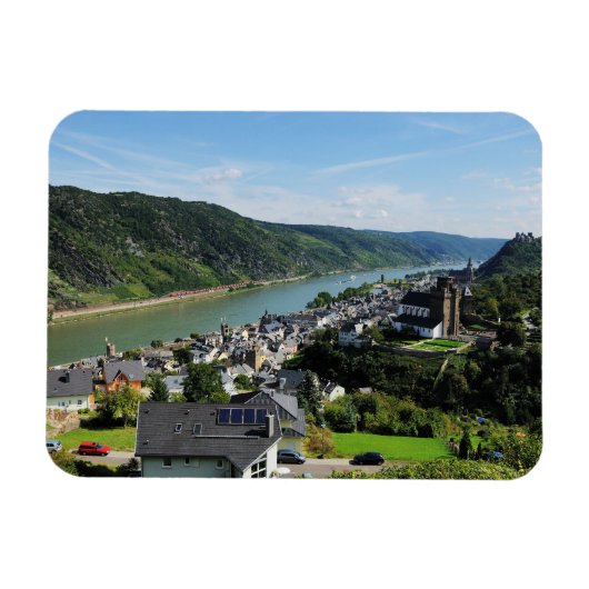 Magnet Oberwesel im Mittelrheintal (Horizontal)