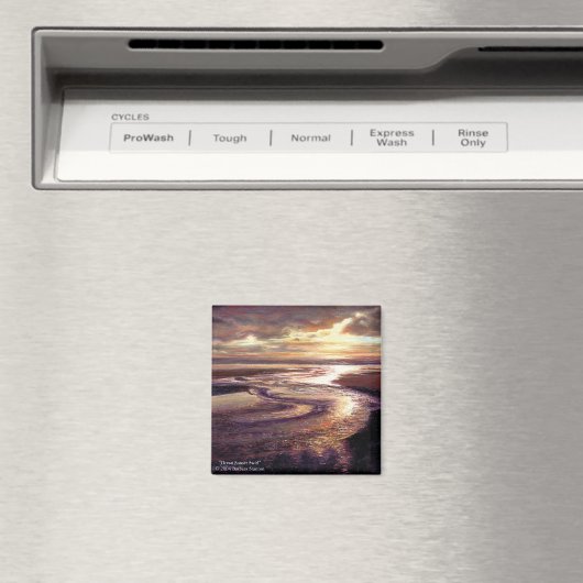 Magnet "Ocean Sunset Swirl" (In Situ (Geschirrspüler))