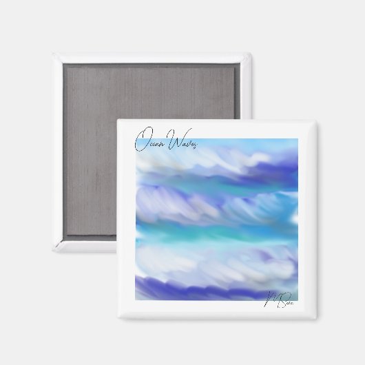 Magnet Ocean Waves (Vorderseite/Rückseite)