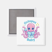 Magnet Octopus Baby  (Vorderseite/Rückseite)