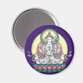 MAGNET of Chenrezig / Avalokiteshvara (Vorderseite/Rückseite)