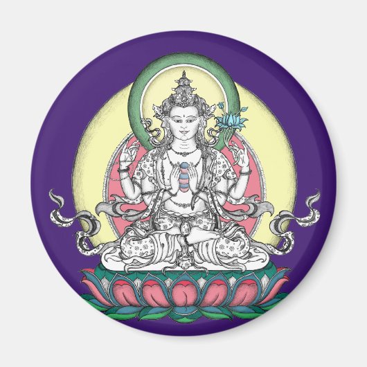MAGNET of Chenrezig / Avalokiteshvara (Vorne)