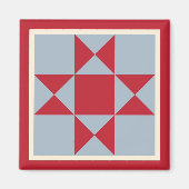 Magnet - Ohio Star Quilt Square (Vorne)