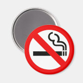 Magnet ohne Rauchverbot (Vorderseite/Rückseite)