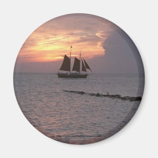 Magnet-Okracoke-Schiff Magnet (Vorne)