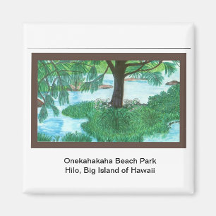 Magnet-Onekahakaha Strand-Park, Hilo Magnet