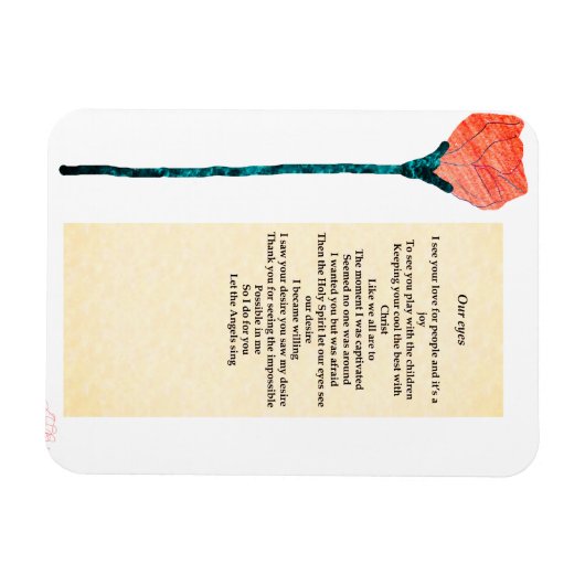 Magnet-"Our eyes"  Magnet (Horizontal)