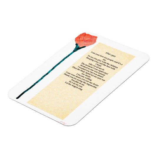 Magnet-"Our eyes"  Magnet (Linke Seite)