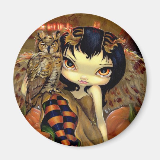 Magnet "Owlyn im Herbst" (Vorne)