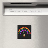 Magnet Paare auf einem Regenbogen mit Kerze (In Situ (Geschirrspüler))