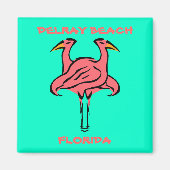 MAGNET - PAIR OF FLAMINGOS ~ EINFACH ZU KUNDEN! (Vorne)