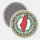 Magnet Palästina (Vorderseite/Rückseite)