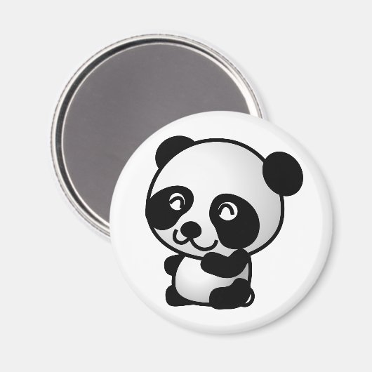 Magnet. Panda. Magnet (Vorderseite/Rückseite)