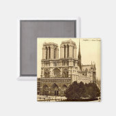 Magnet - Paris, Kathedrale Notre-Dame (Vorderseite/Rückseite)