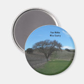 Magnet: Paso Robles, CA Weinland Magnet (Vorderseite/Rückseite)