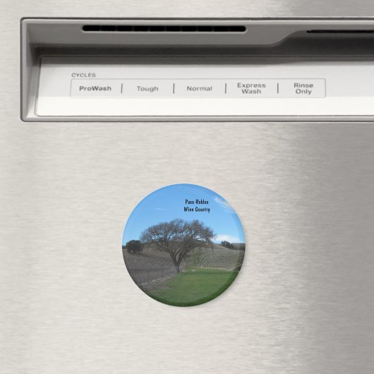 Magnet: Paso Robles, CA Weinland Magnet (In Situ (Geschirrspüler))