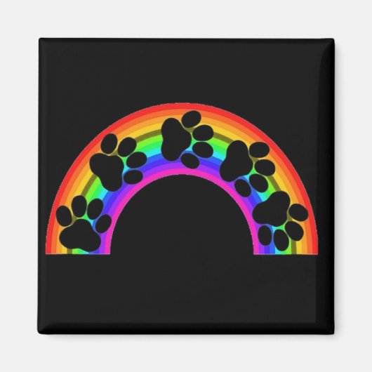 Magnet Paws auf einem Regenbogen (Vorne)