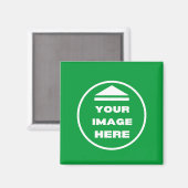 Magnet - Personalisiert - Bild hinzufügen / Text (Vorderseite/Rückseite)