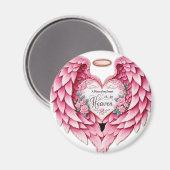 Magnet Pillow Memorial Heaven Mother (Vorderseite/Rückseite)