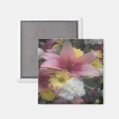 Magnet Pink Lily Beauty (Vorderseite/Rückseite)