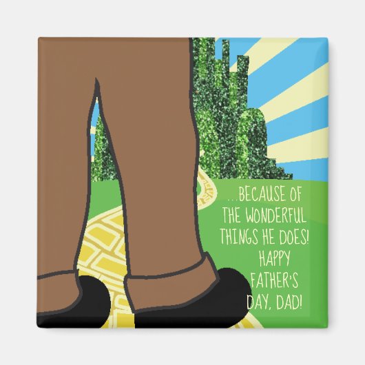 Magnet Platz wegen wunderbarer Dinge, die er tut (Vorne)