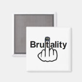 Magnet Police Brutality Gedreht (Vorderseite/Rückseite)