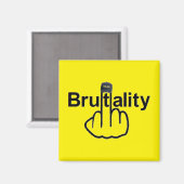 Magnet Police Brutality Gedreht (Vorderseite/Rückseite)