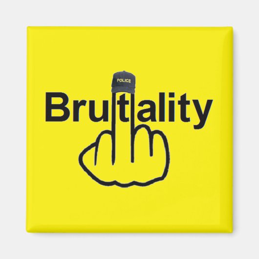 Magnet Police Brutality Gedreht (Vorne)