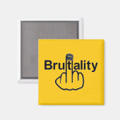 Magnet Police Brutality Gedreht (Vorderseite/Rückseite)