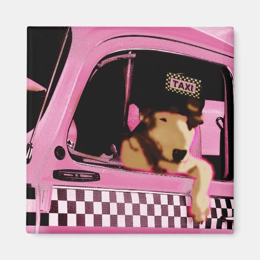 Magnet "Pop Art" Hund (Vorne)