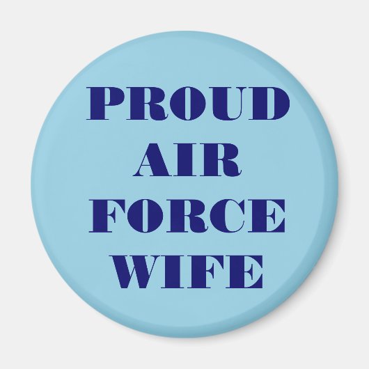 Magnet Proud Air Force Ehefrau (Vorne)