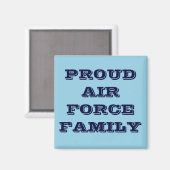 Magnet Proud Air Force Family (Vorderseite/Rückseite)