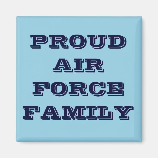 Magnet Proud Air Force Family (Vorne)
