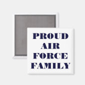 Magnet Proud Air Force Family (Vorderseite/Rückseite)