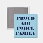 Magnet Proud Air Force Family (Vorderseite/Rückseite)