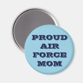 Magnet Proud Air Force Mama (Vorderseite/Rückseite)