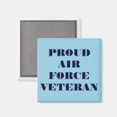 Magnet Proud Air Force Veteran (Vorderseite/Rückseite)