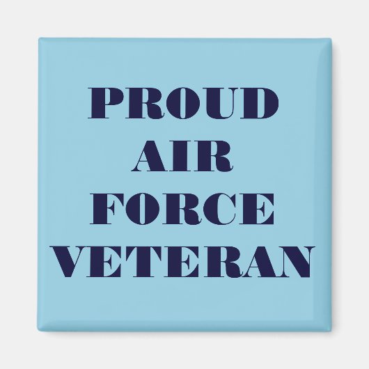 Magnet Proud Air Force Veteran (Vorne)